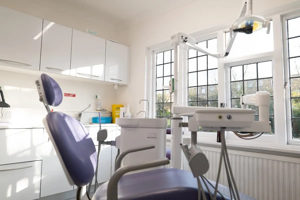 A bright Croydon dental treatment room
